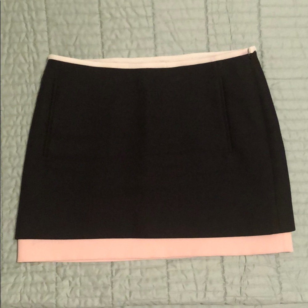 DVF Elley Mini Color Block Skirt
